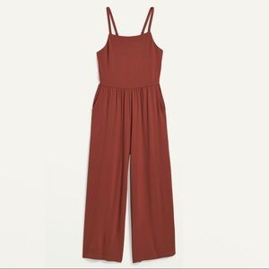Old Navy Jersey-knit Cami Jumpsuit. Rust color. Worn a few times. Like new.